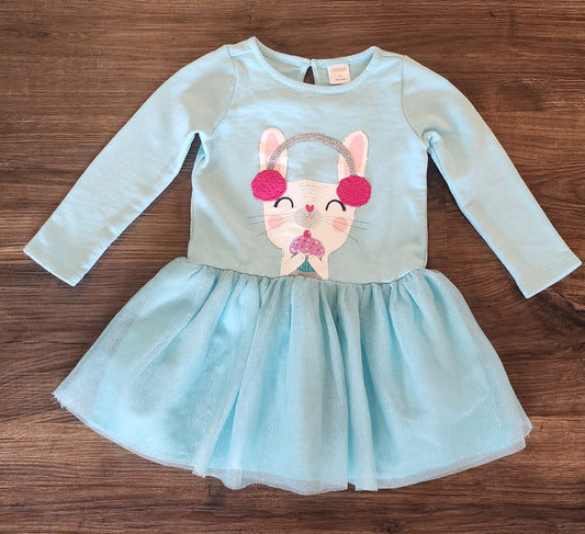 #31 Gymboree tulle bunny dress girls 2t