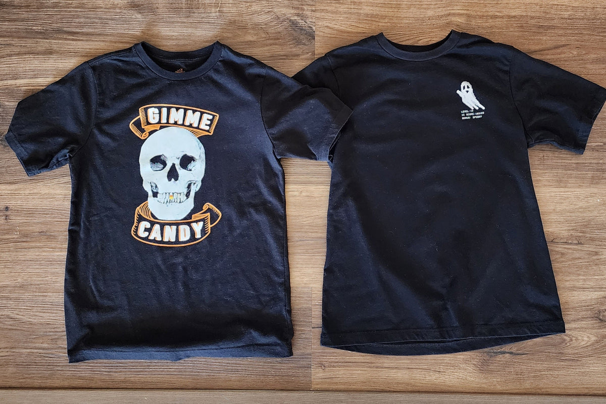 #137 Boys large (10-12) Halloween tshirts