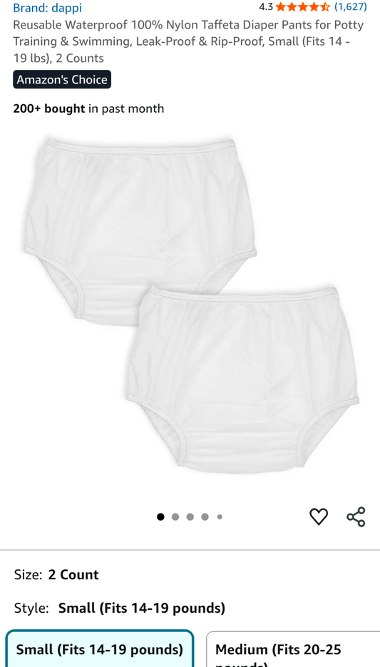 #61 Waterproof Underpants/Diaper Covers