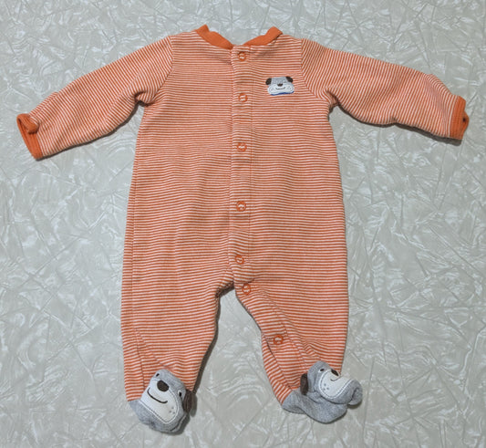 #61 Newborn Bulldog One Piece Pajama
