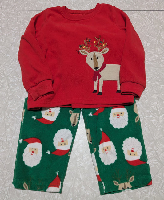 #61 3T Fleece Christmas Pajama Set