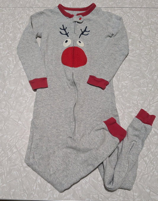 #61 Gap 4T Reindeer Christmas Pajamas