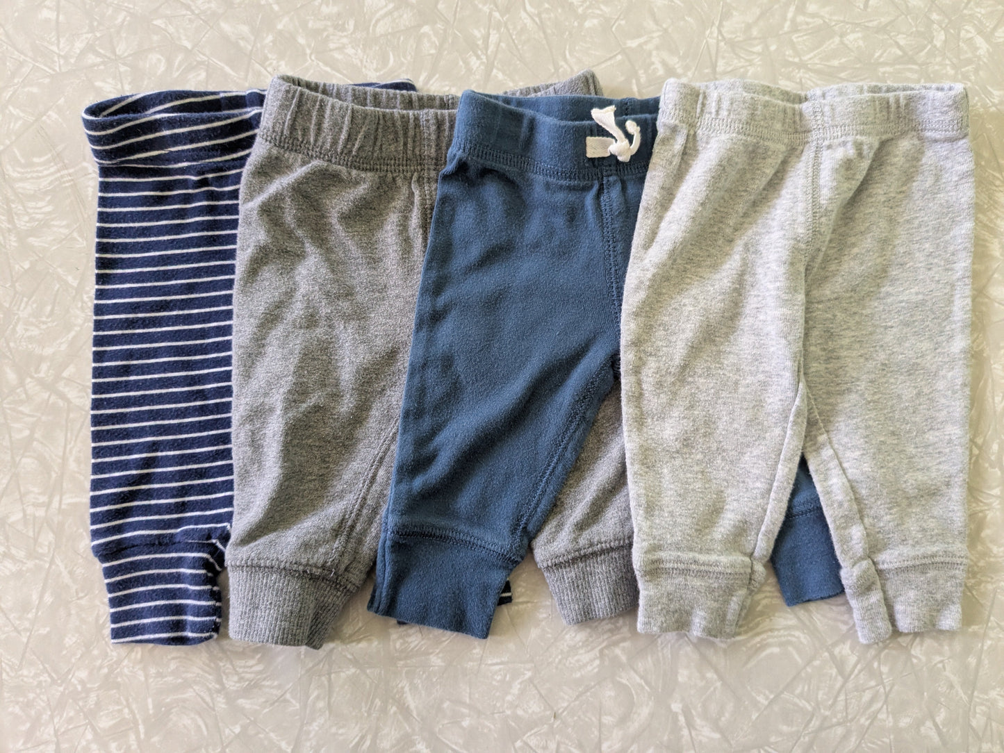 #61 Carter's 3mo Pants Joggers 4 Pairs