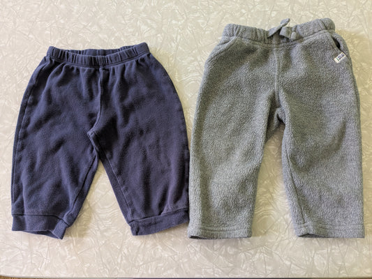 #61 Carter's 9mo & 12mo Pants Navy Gray