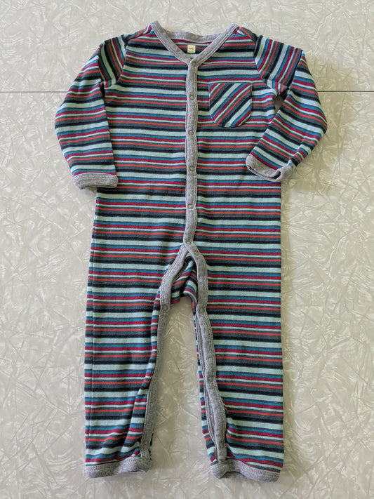 #61 Tea 18mo One Piece Romper Outfit Pajama Stripe