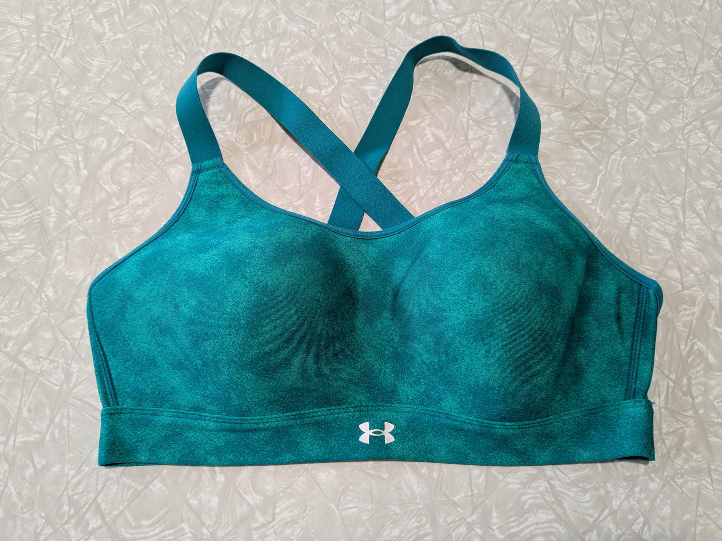 #61 Women's XL Under Armour Sports Bra Green