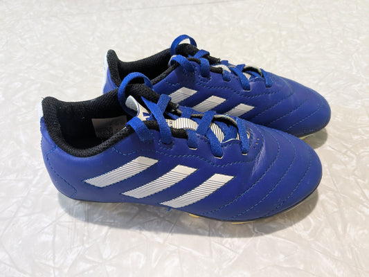#61 Little Kids Size 13 Blue Adidas Soccer Cleats