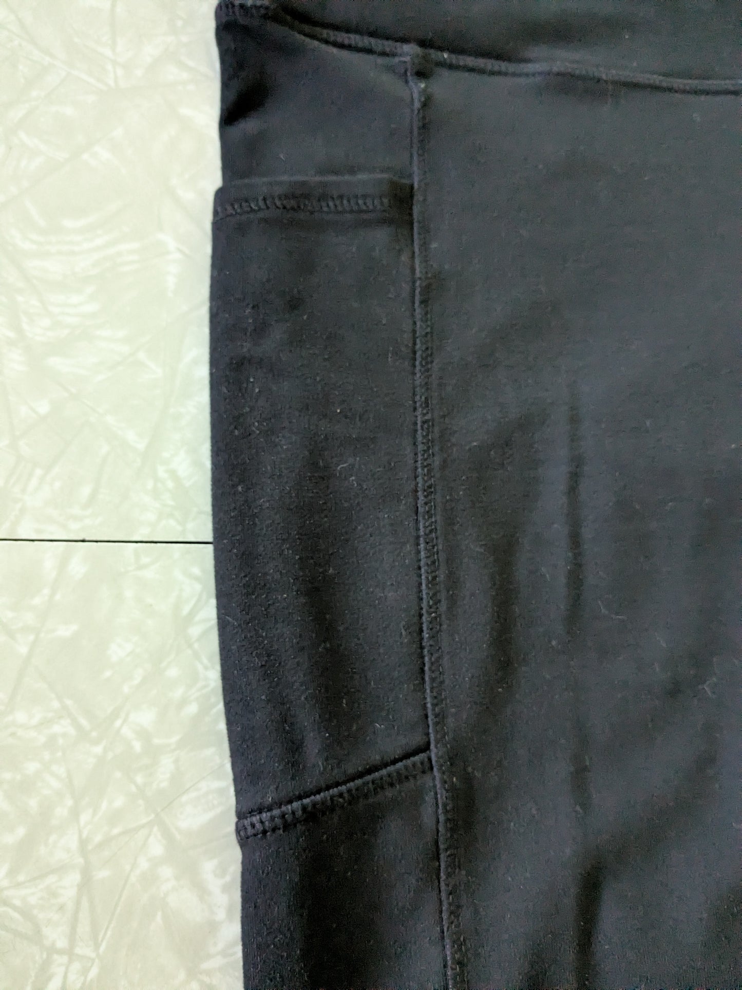 #61 Threads 4 Thought Sz Small Women's Moto Leggings Black