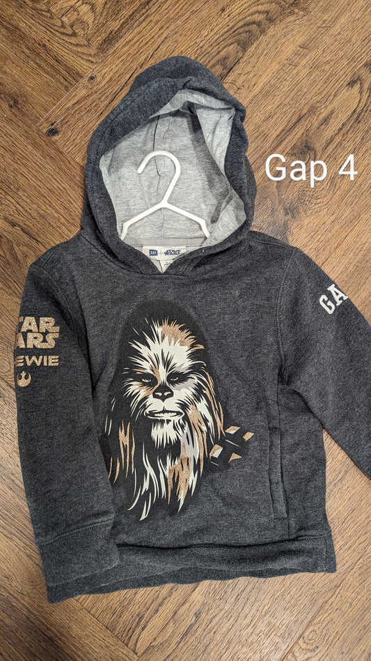 4T Chewbacca Star wars hoodie