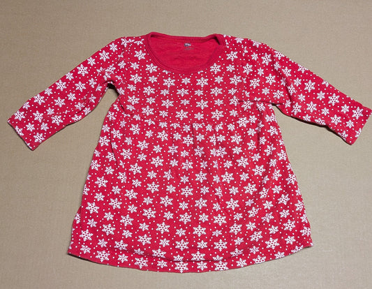 #219 Red Snowflake Dress, Hudson Baby brand, Kids, Size 3T