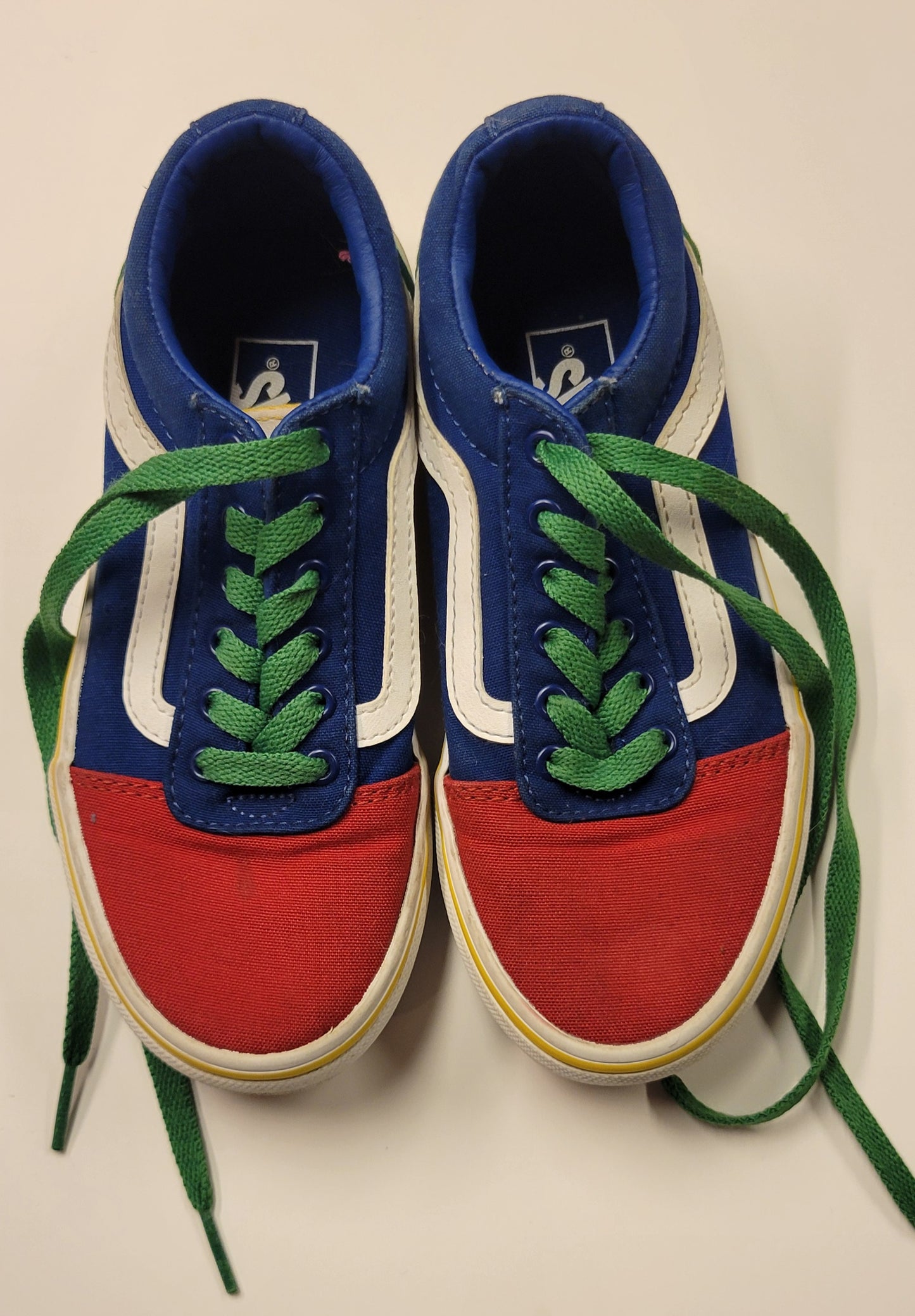 Vans Kids Ward Color Block Sneakers, Youth Size 1, PPU Paddock Hills