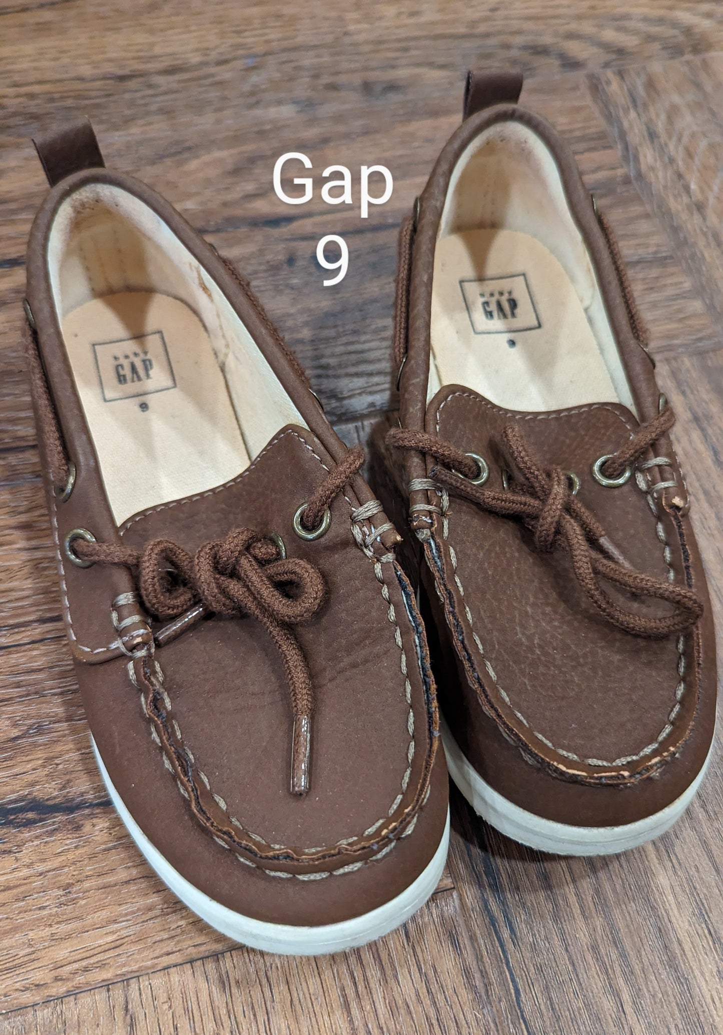 Gap brown loafers, 9, like new