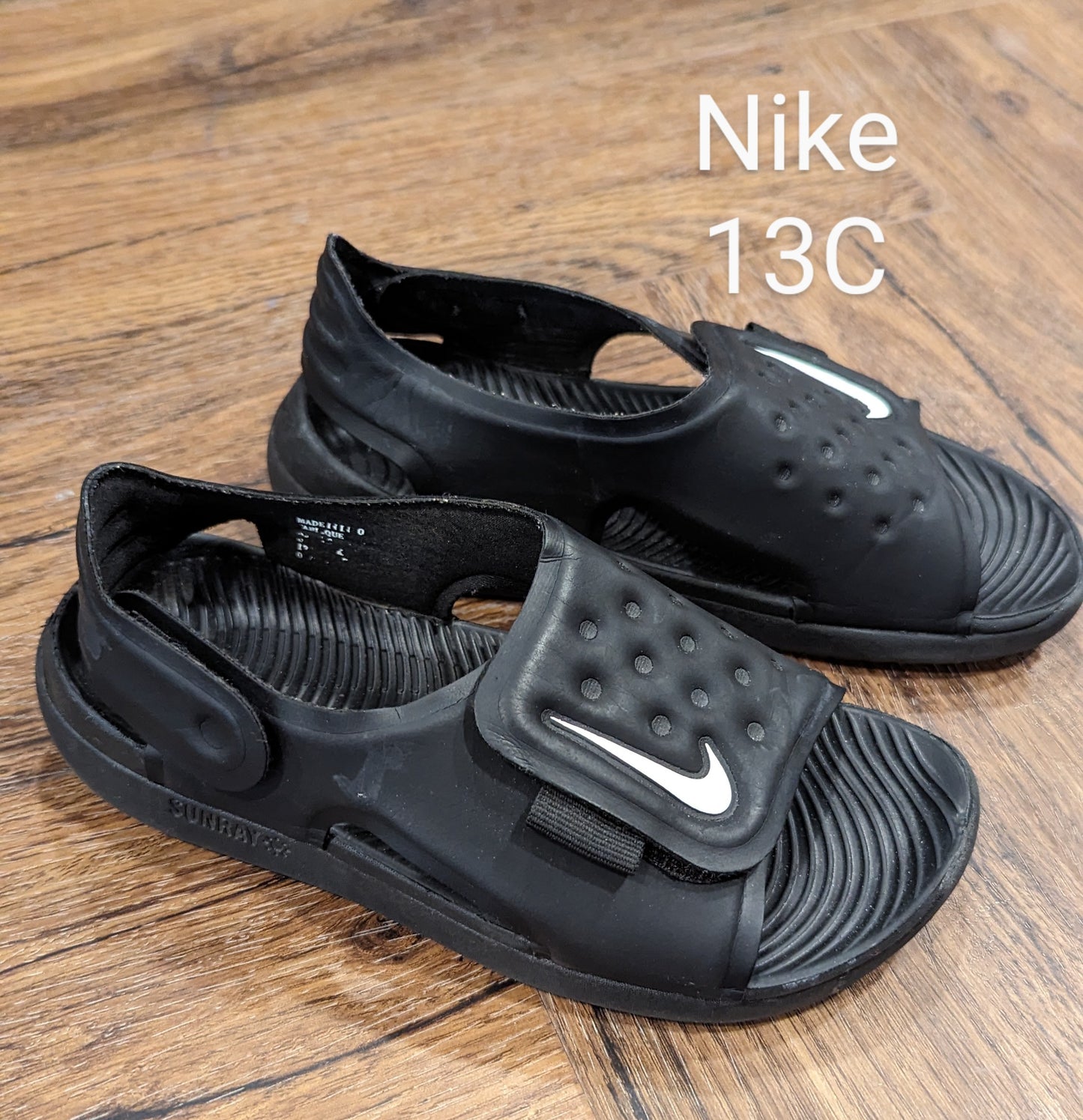 Nike Black sandals, 13c