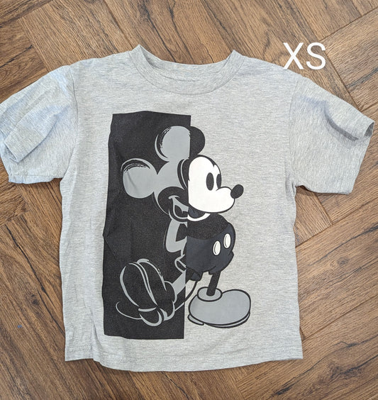 Mickey Mouse gray t- shirt, youth XS