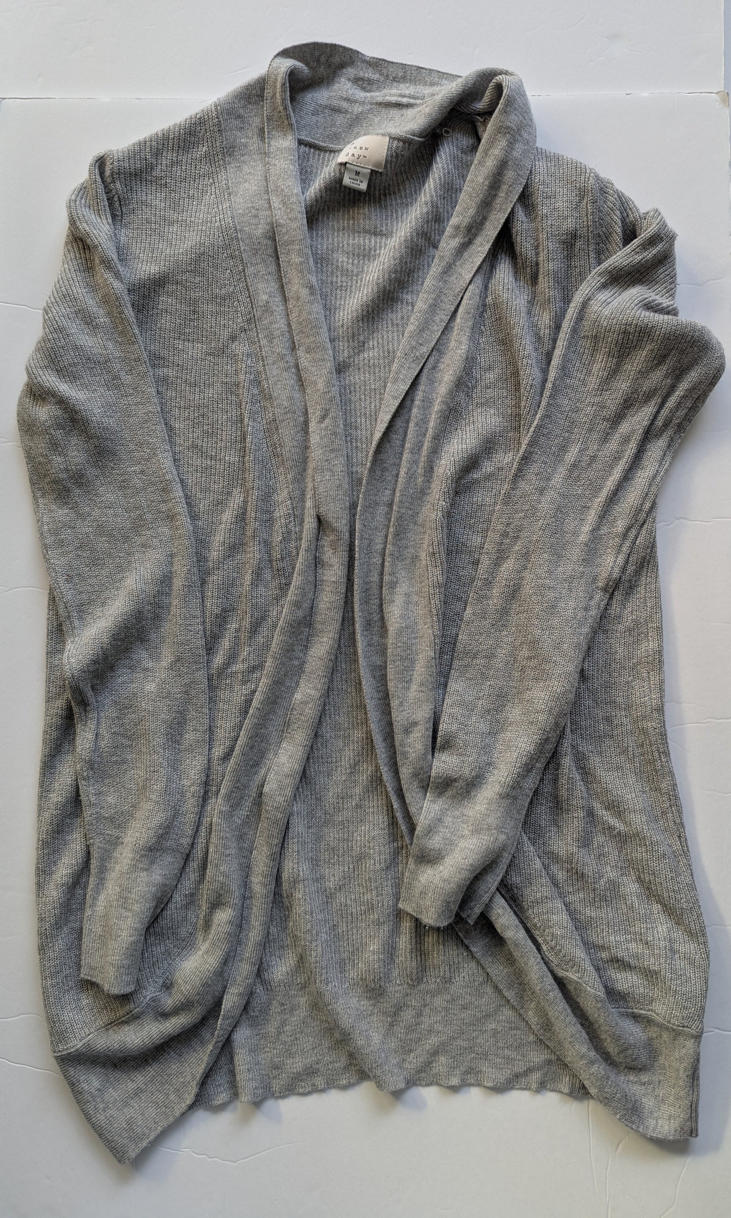 #17 A New Day Grey cardigan, M, EUC