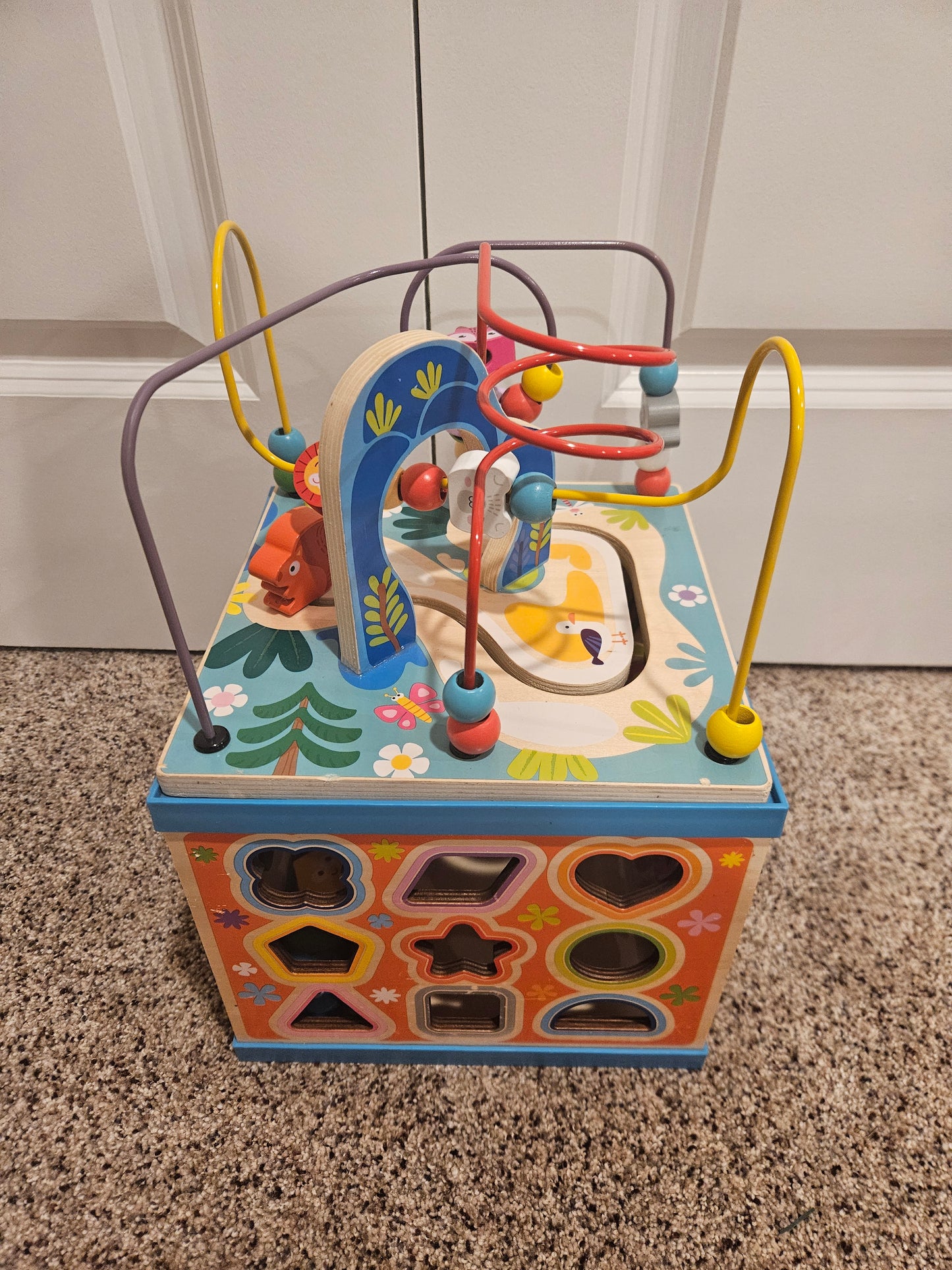 Seller #102 - Wooden Activity Cube