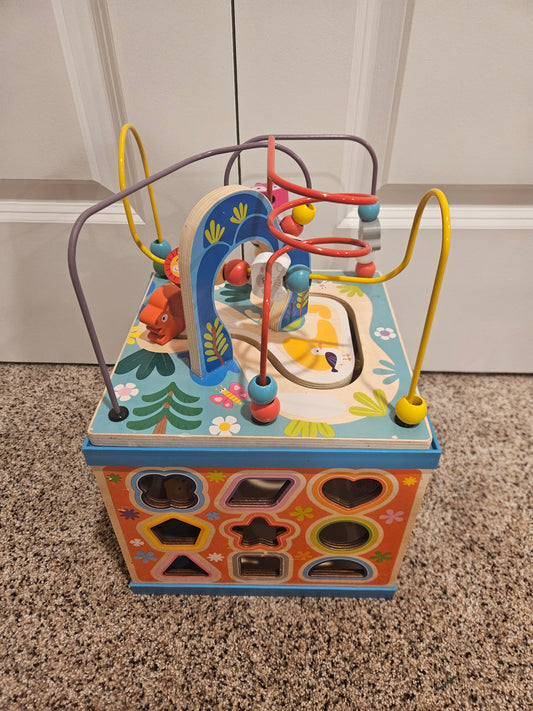 Seller #102 - Wooden Activity Cube