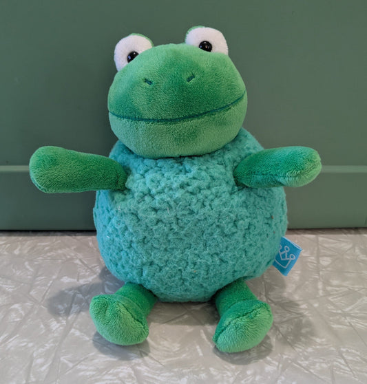 #61 Manhattan Toy Frog Plush Rattle