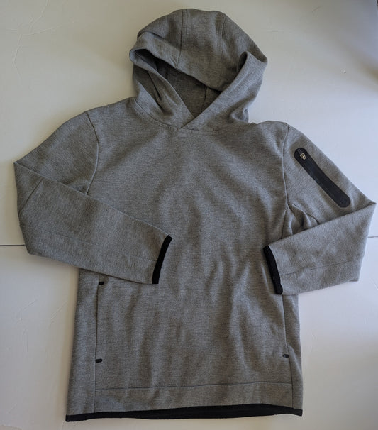 #17 Boys Grey Sport Active Hoodie Size M (8), EUC