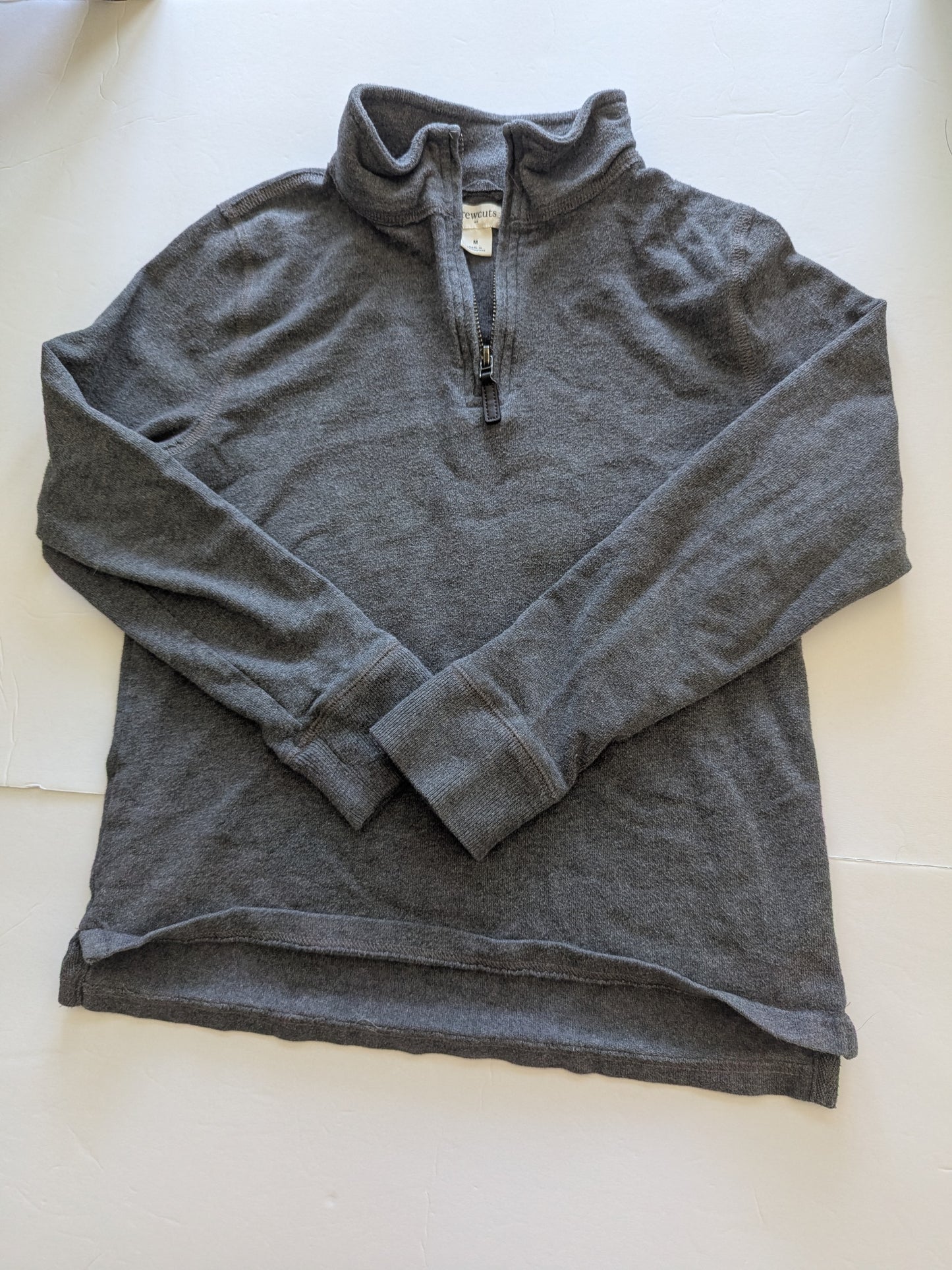 #17 J Crew Crewcuts 3/4 Zip Pullover EUC Size M