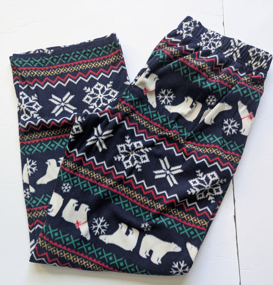 #17 Women Polar Bear Holiday Pajama Pants, Size M, EUC