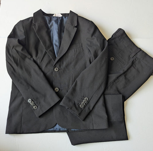 #17 Cat & Jack Boys Black Suit Jacket and Pants, Size 6, EUC