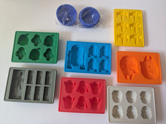 #17 8- silicone molds, Star Wars, New