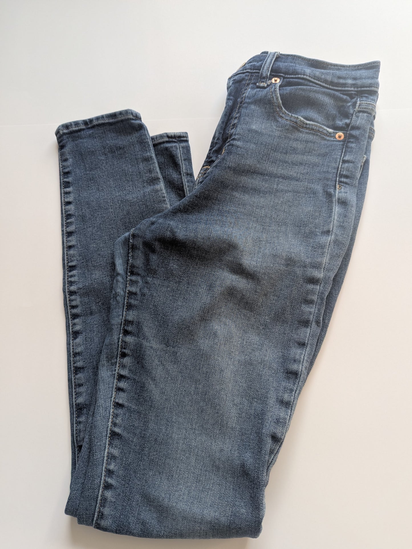 #17 Women's Gap Jeans 28/ 6T, true skinny high rise, VGUC