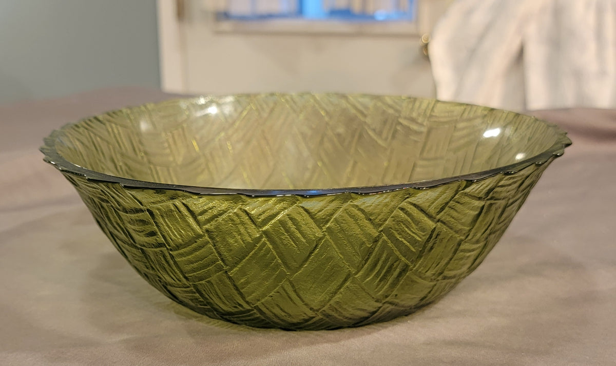 Seller #18 Indiana Glass Green Bowl