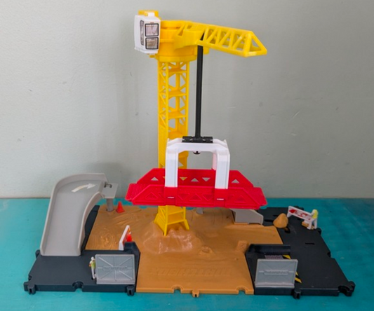 #61 Matchbox Action Drivers Construction Playset, Moving Crane
