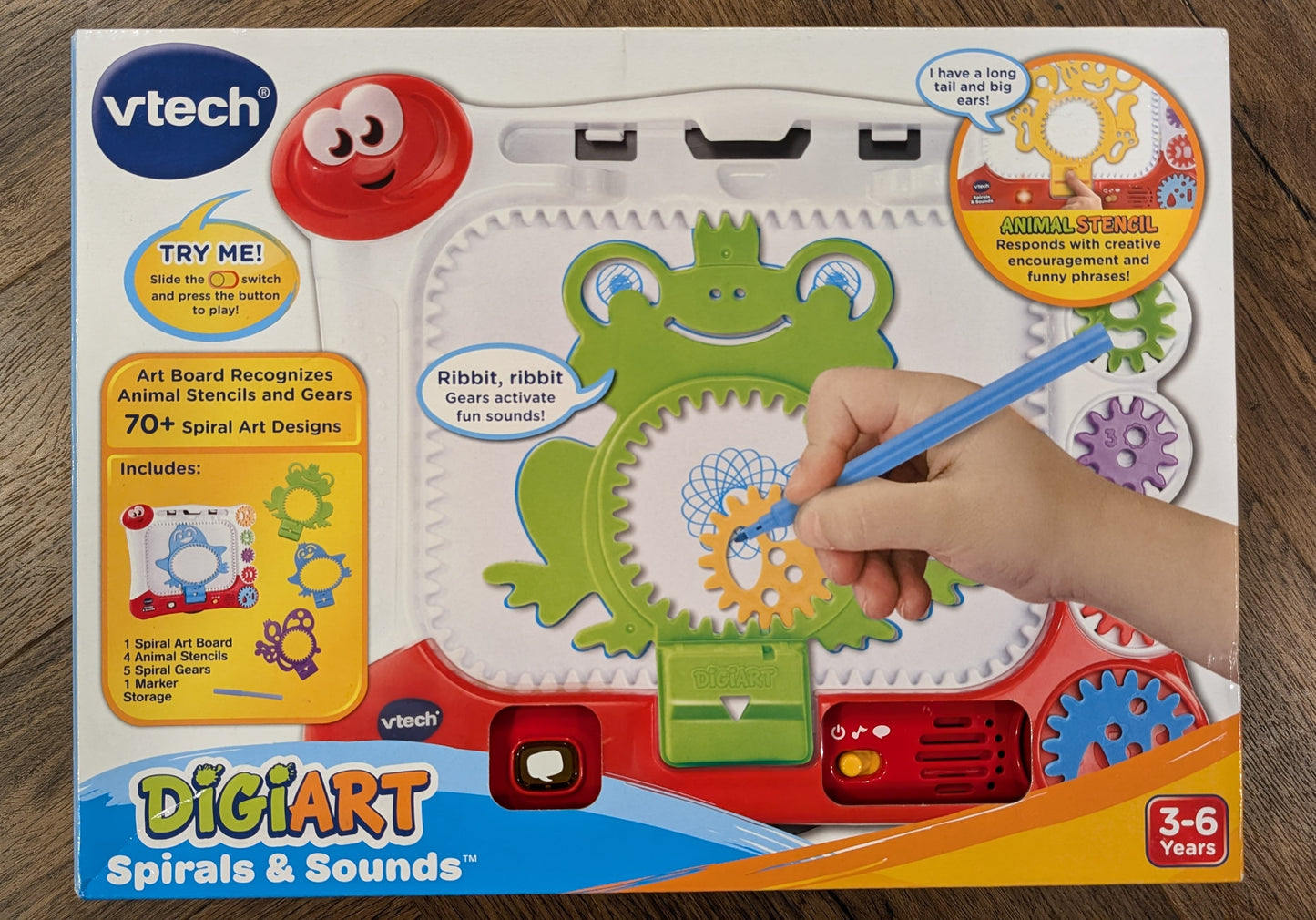 Vtech DigiArt Sprials & Sounds spirograph, never opened