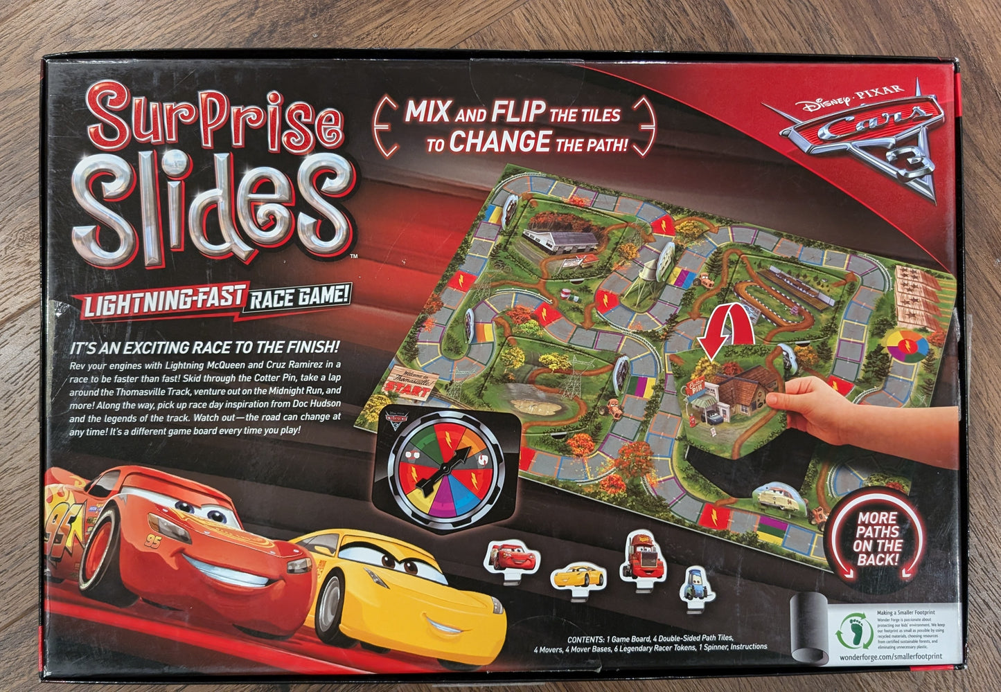 Disney Cars Surprise Slides board game