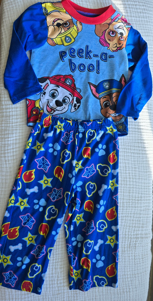 #131 Paw Patrol Boys PJs sz 3T