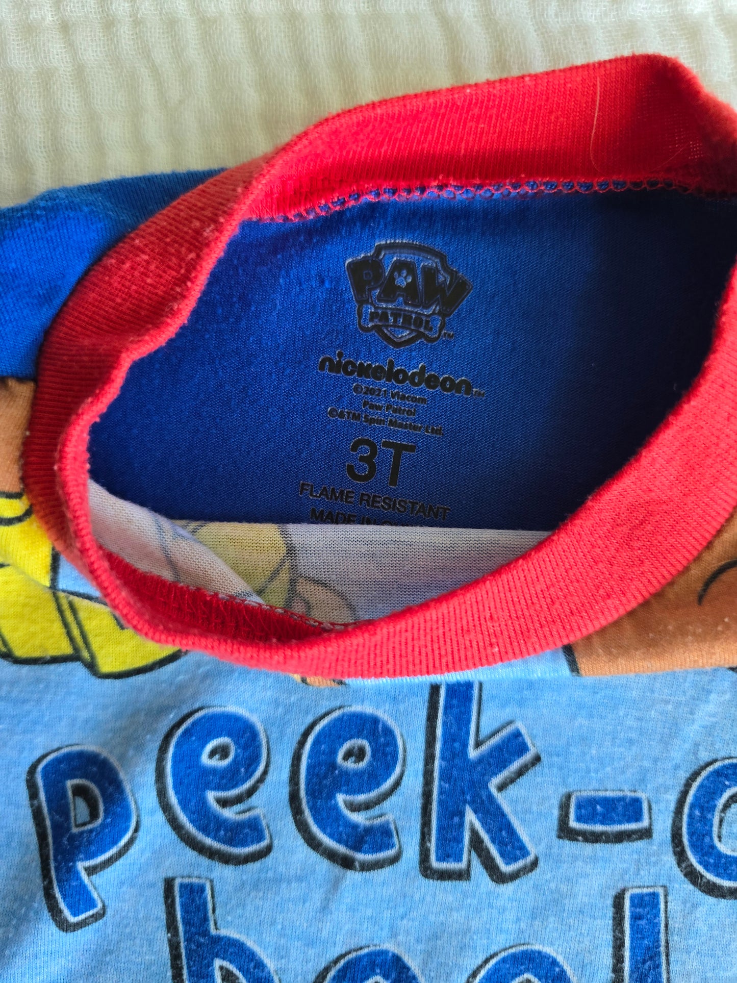 #131 Paw Patrol Boys PJs sz 3T