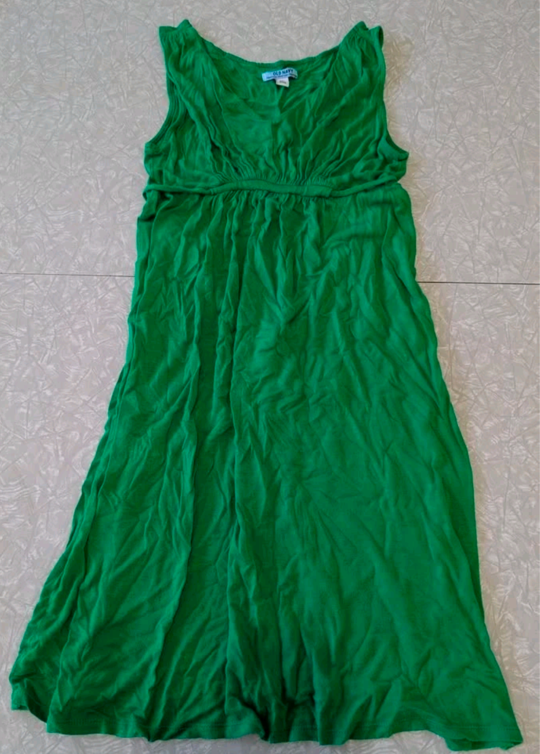 #61 Old Navy Small Green Casual Maternity Dress