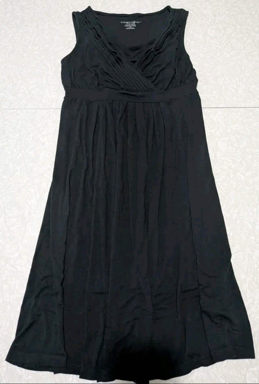 #61 Liz Lange Black Sleeveless Maternity Dress Small