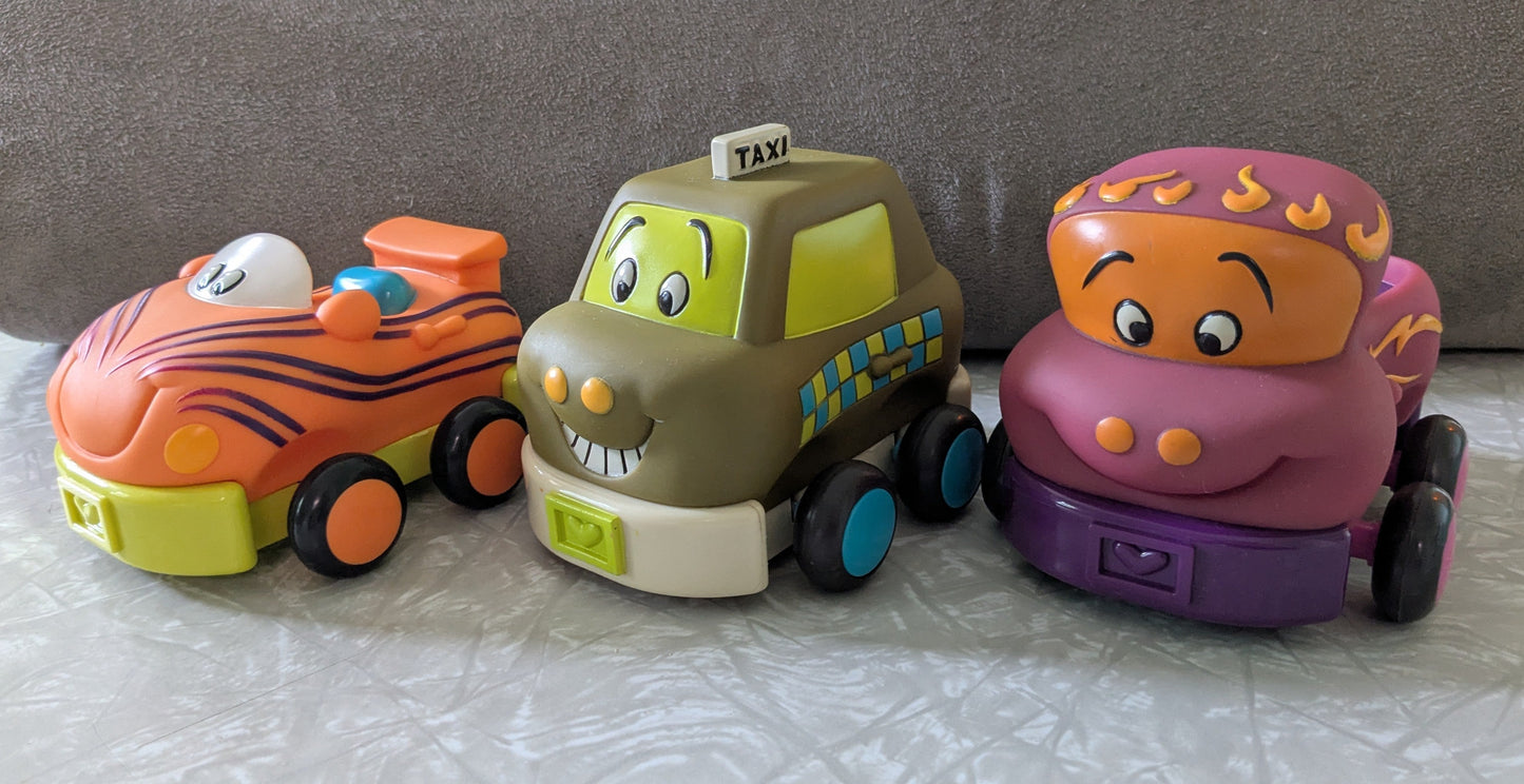 #61 B. Toys Pull Back Cars