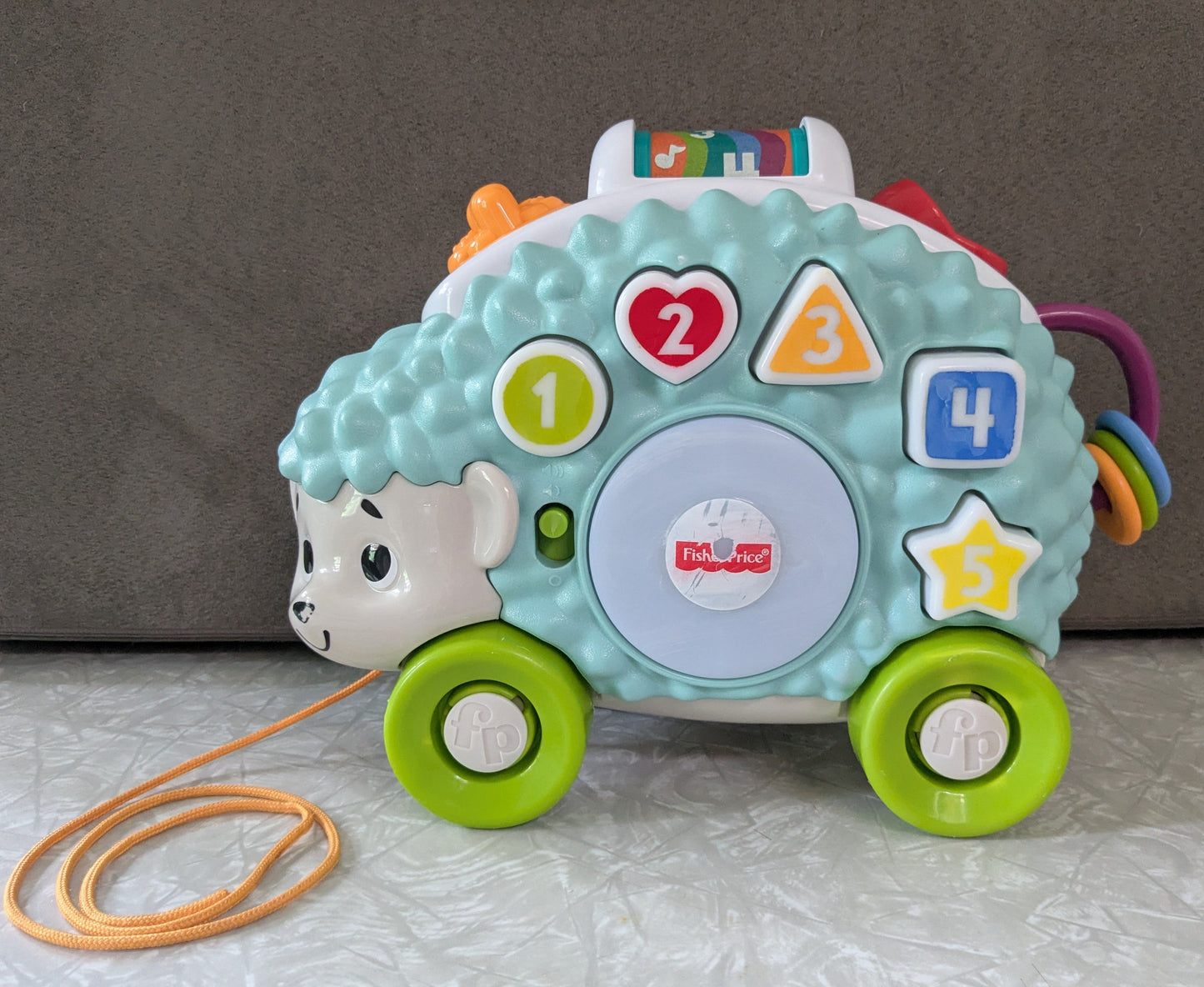 #61 Fisher-Price Linkimals Happy Shapes Hedgehog Learning Toy - Lights/Sound WORK!