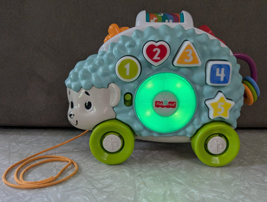 #61 Fisher-Price Linkimals Happy Shapes Hedgehog Learning Toy - Lights/Sound WORK!