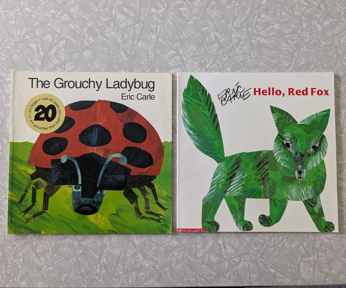 #61 Eric Carle Paperbacks - Grouchy Ladybug & Red Fox