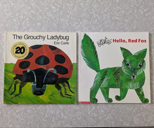 #61 Eric Carle Paperbacks - Grouchy Ladybug & Red Fox