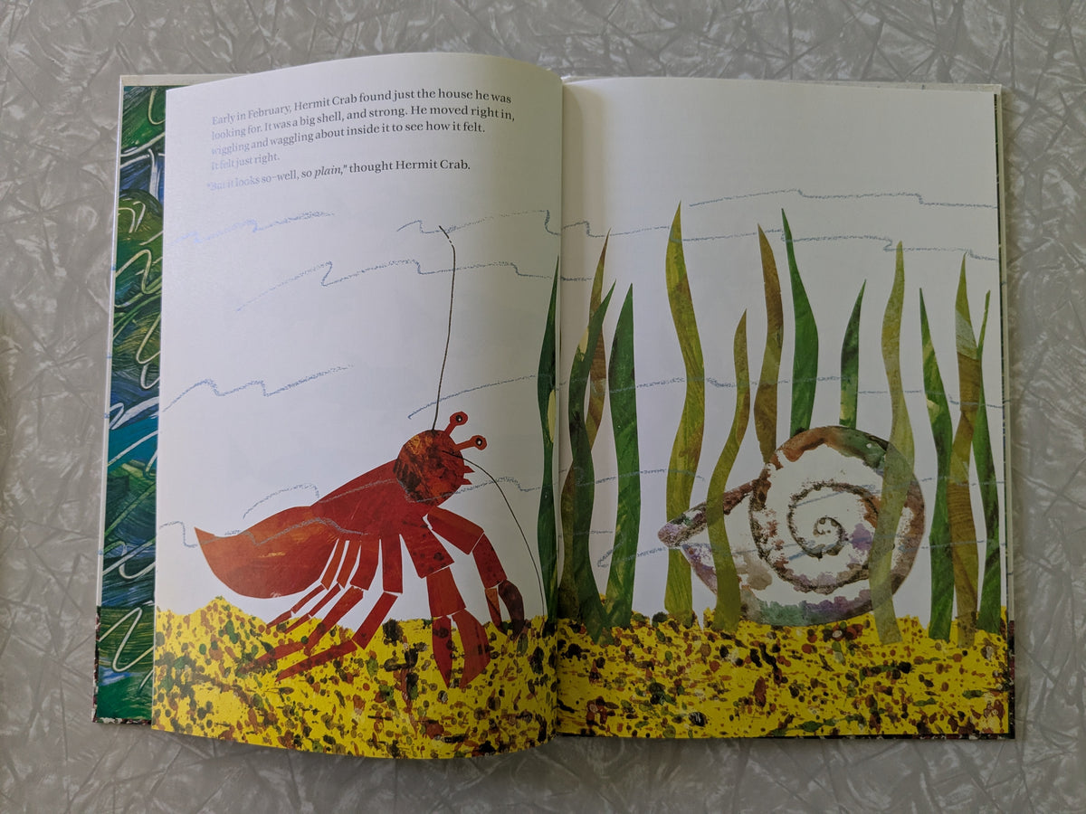 #61 Eric Carle Hardcover Set - Chameleon, Hermit Crab, Spider
