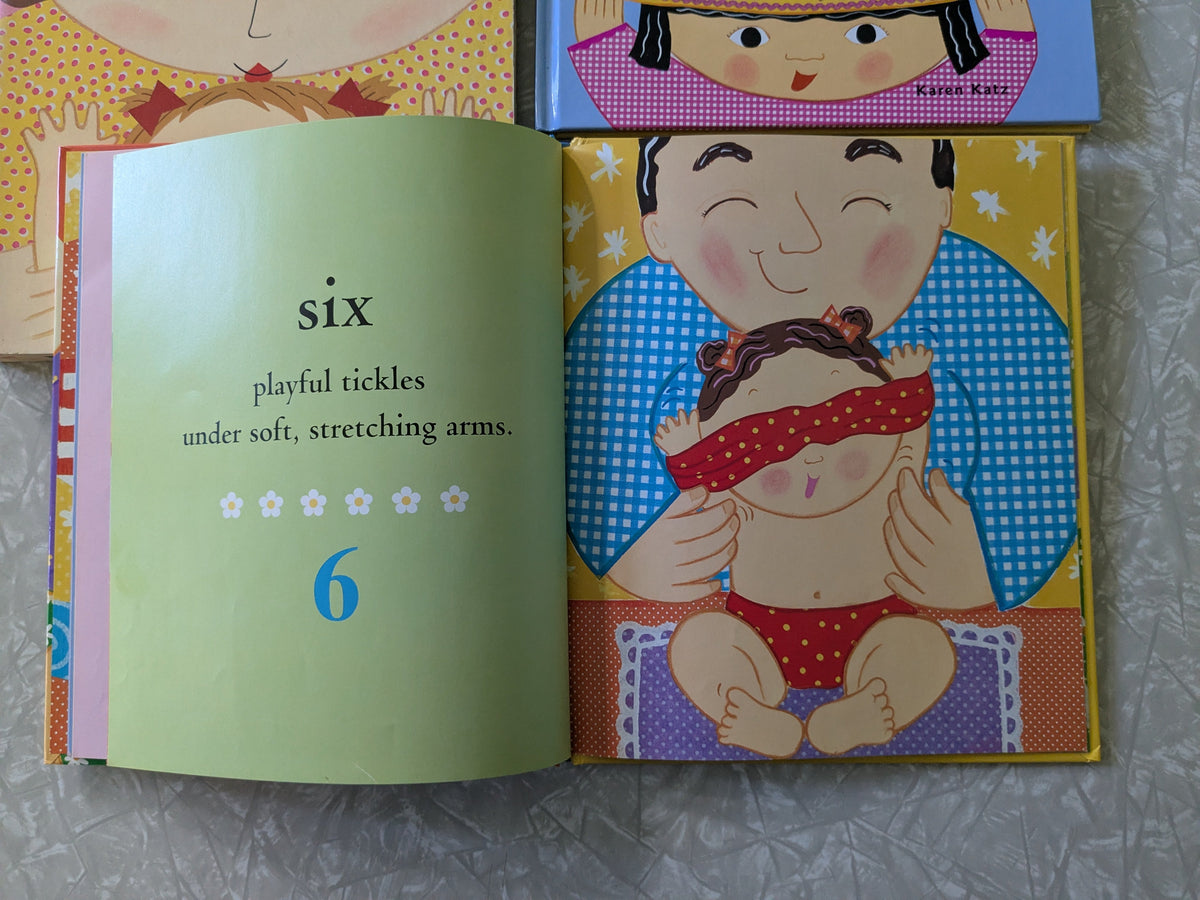 #61 Karen Katz 3 Books - Kisses, Tickles, Hats