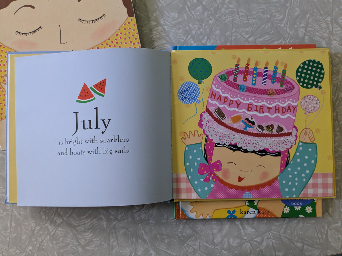 #61 Karen Katz 3 Books - Kisses, Tickles, Hats