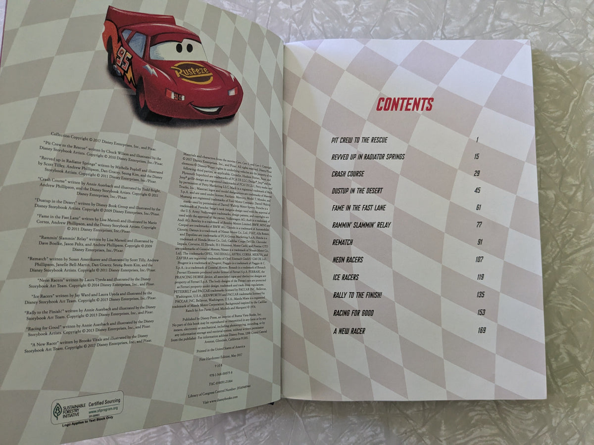 #61 Disney Cars 5 Minute Racing Stories