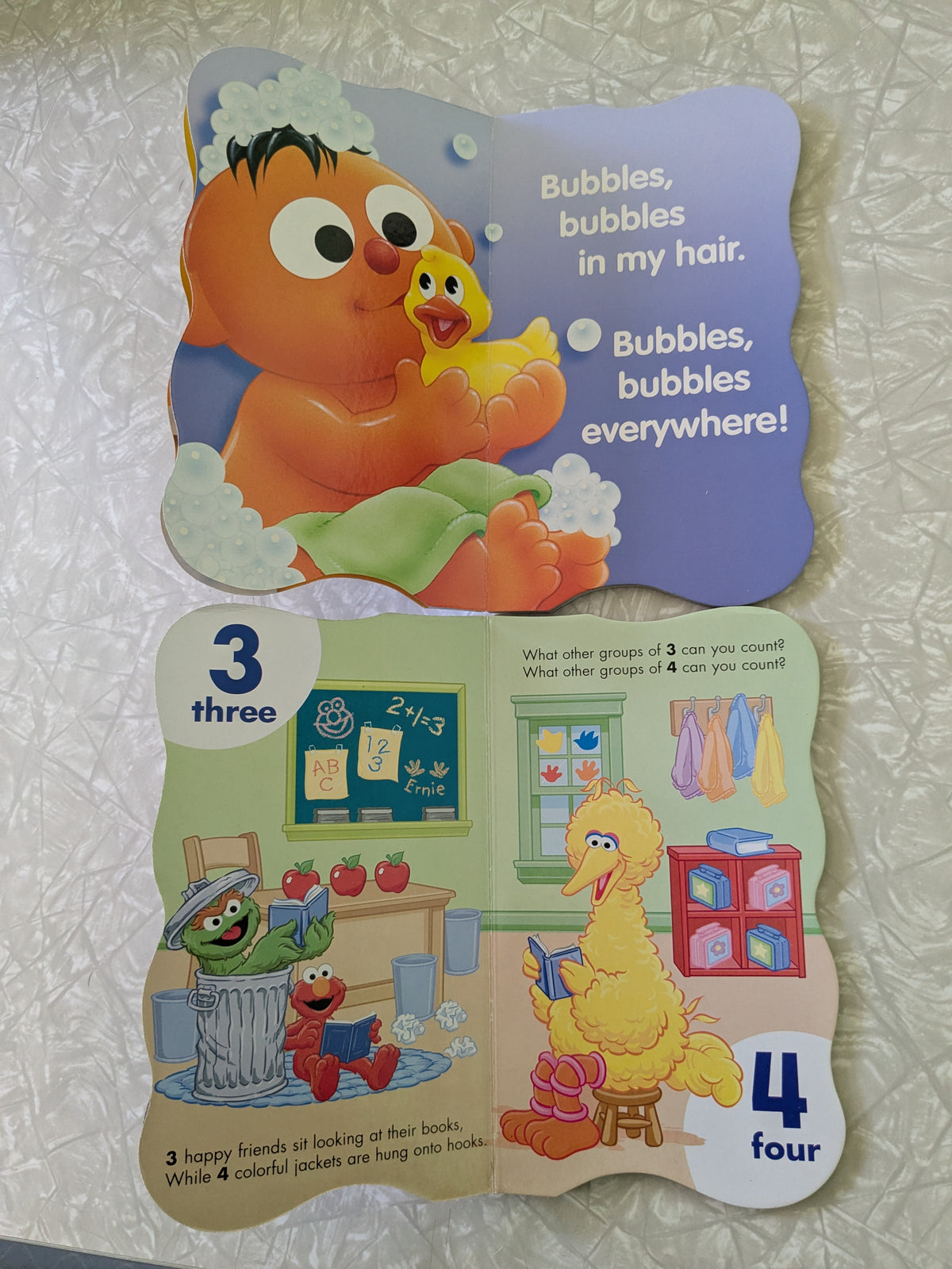 #61 Sesame Street Board Books - Bubbles, Bedtime, Numbers