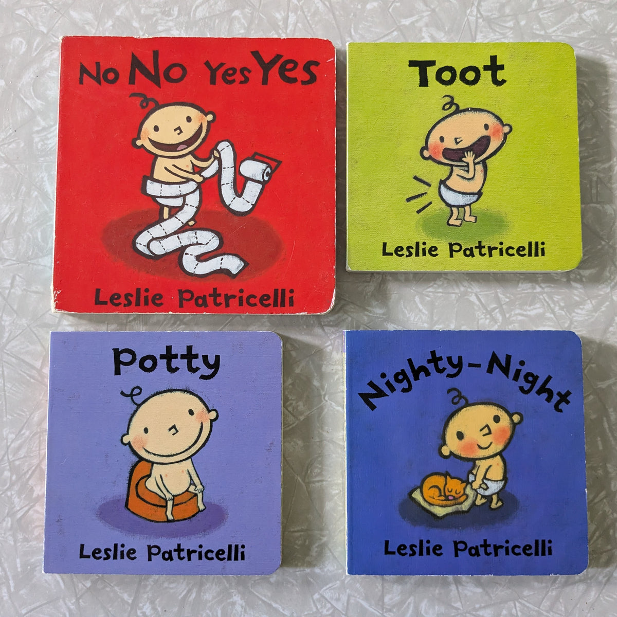 #61 Leslie Patricelli Board Book Set of 4