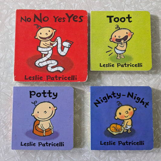 #61 Leslie Patricelli Board Book Set of 4
