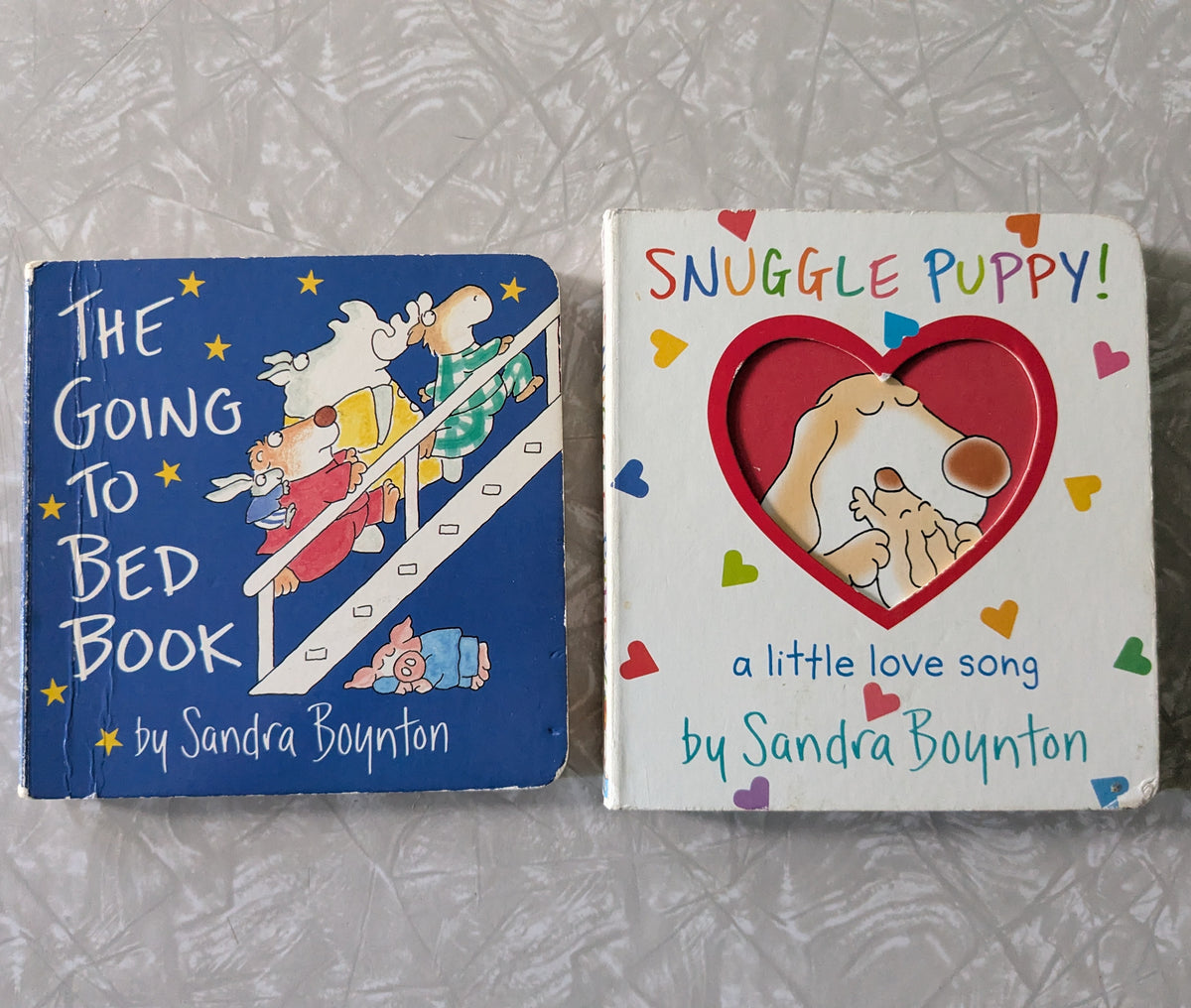 #61 Sandra Boynton Board Book Set - Snuggle Puppy & Going to Bed