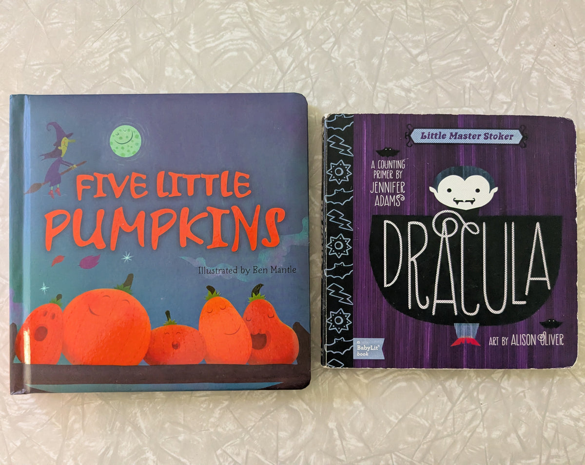 #61 Board Books - Five Little Pumpkins & Dracula (counting)